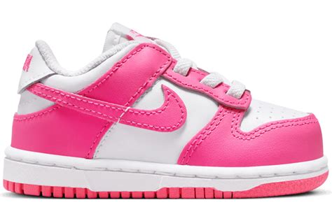 white laser fuchsia dunks toddler